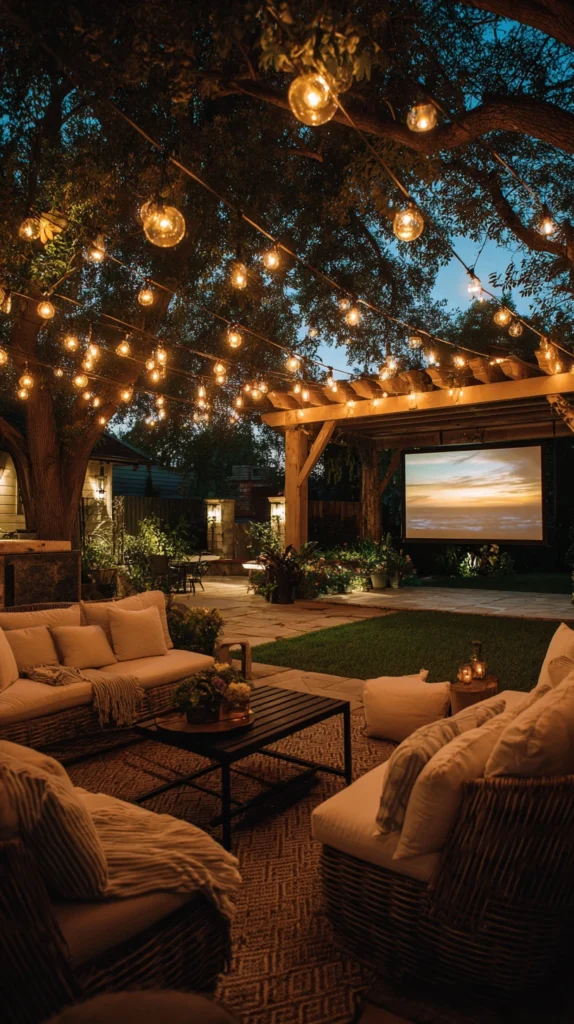 14 Genius Backyard Movie Party Ideas You Need to See 5 cv 4