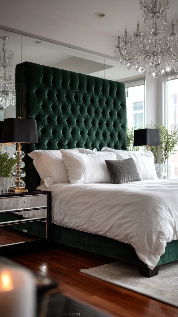 zainy 1. A Tufted Velvet Headboard as the Rooms Centerpiece A 7d1f8e6c 14e4 4c86 a7e1 fe89f01df8b8 0